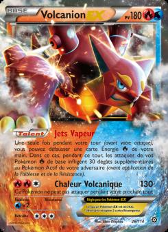Volcanion EX card