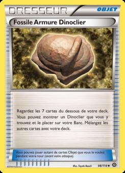 Fossile Armure Dinoclier card