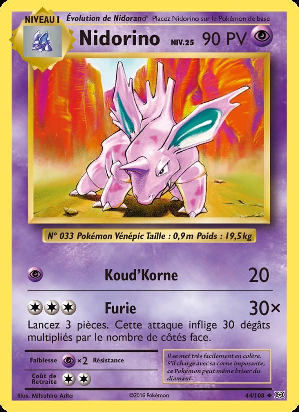 Nidorino card