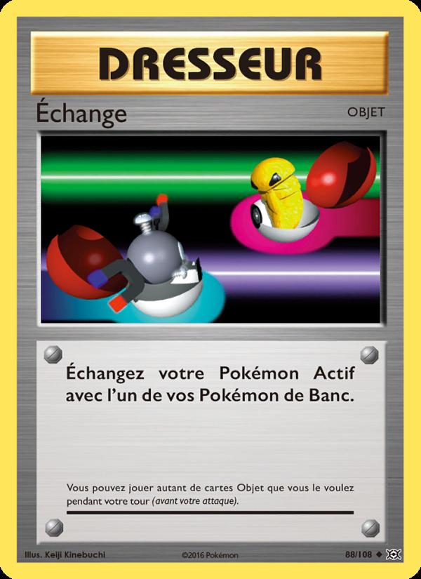 Échange card