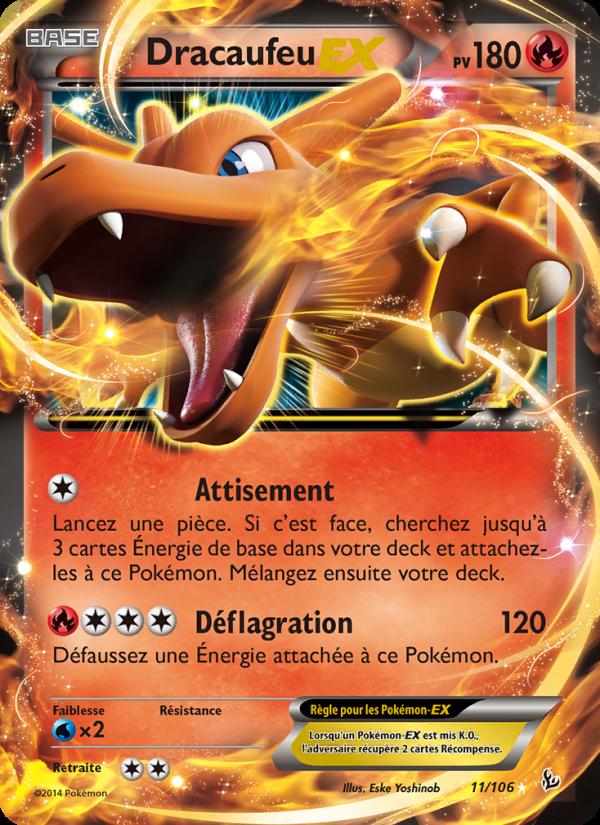 Dracaufeu EX card