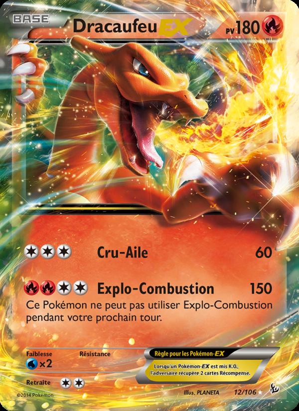 Dracaufeu EX card