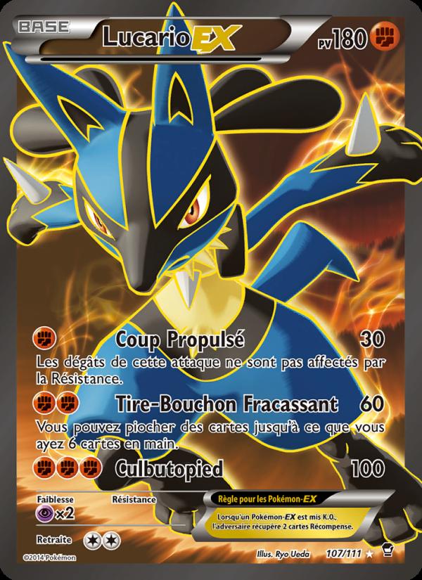 Lucario EX card