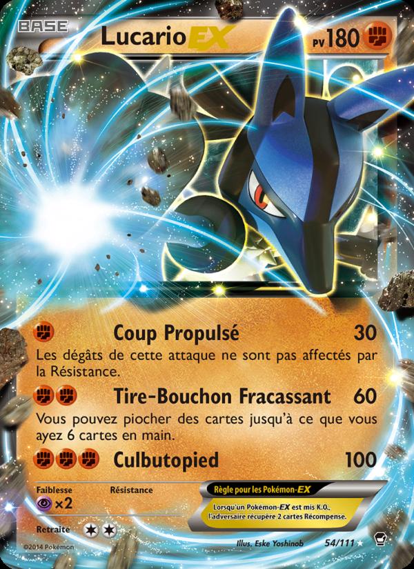 Lucario EX card