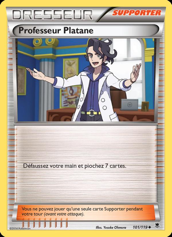 Professeur Platane card