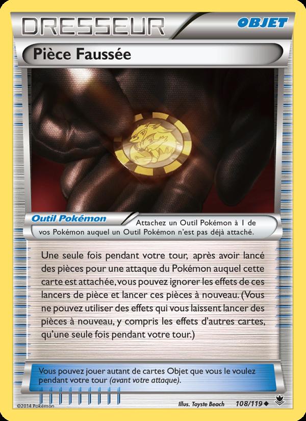Pièce Faussée card