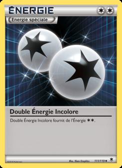 Double Énergie Incolore card