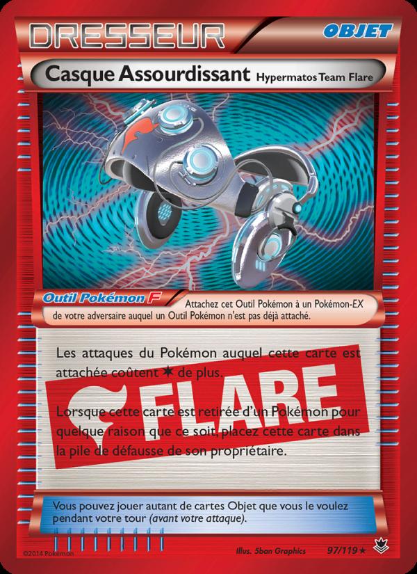 Casque Assourdissant Hypermatos Team Flare card