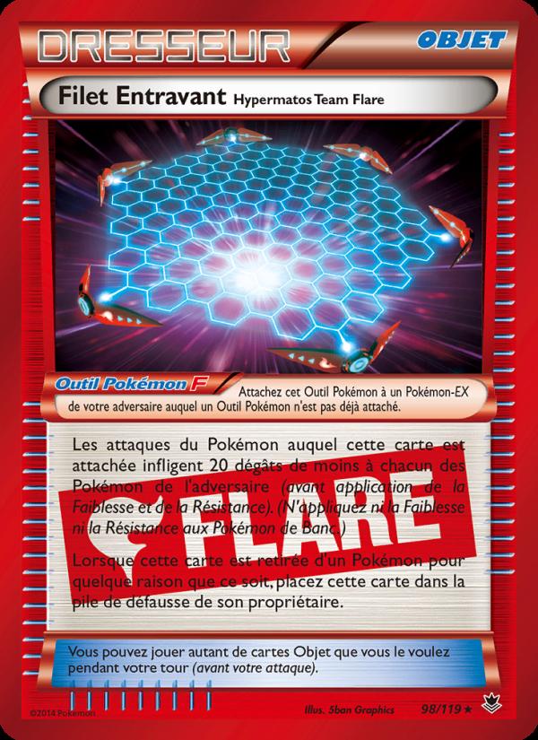 Filet Entravant Hypermatos Team Flare card