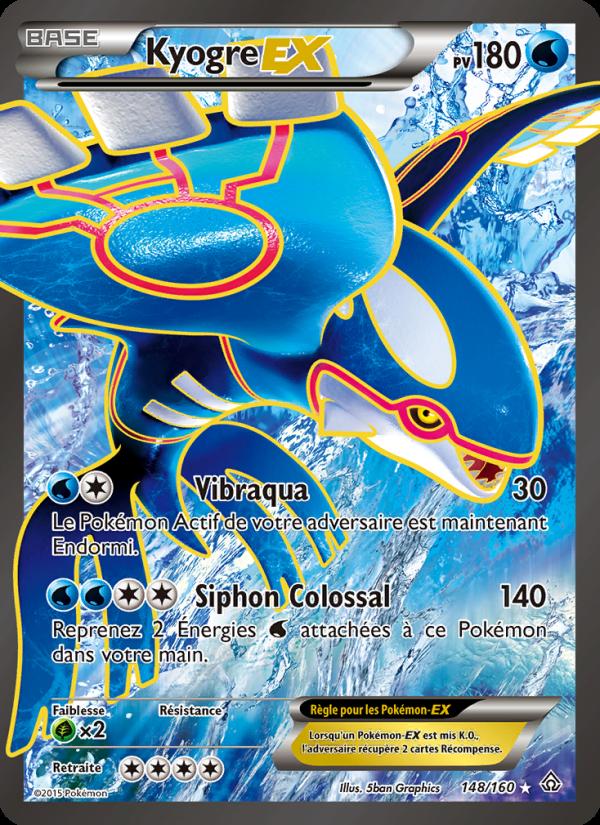 Kyogre EX card