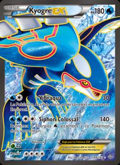 Kyogre EX card