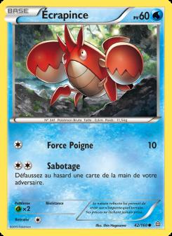 Écrapince card