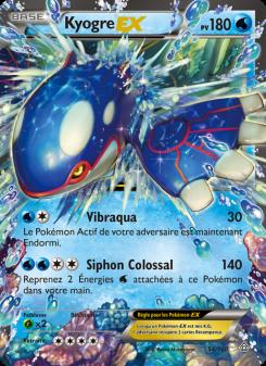 Kyogre EX card