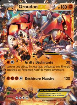 Groudon EX card