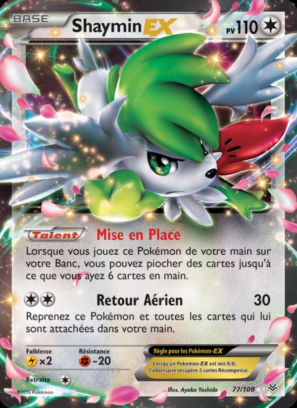 Shaymin EX card