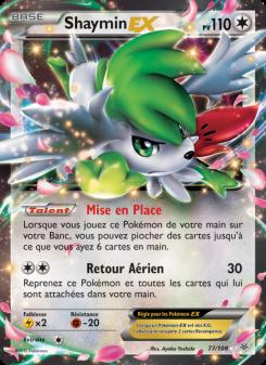 Shaymin EX card