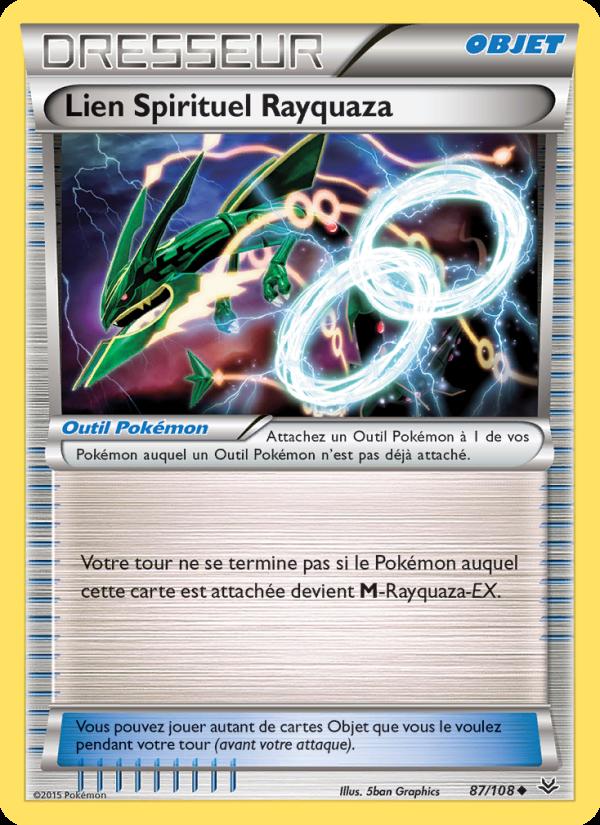 Lien Spirituel Rayquaza card