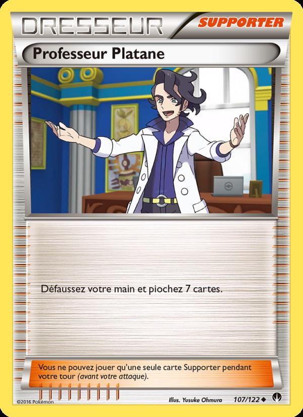Professeur Platane card