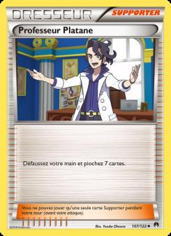 Professeur Platane card
