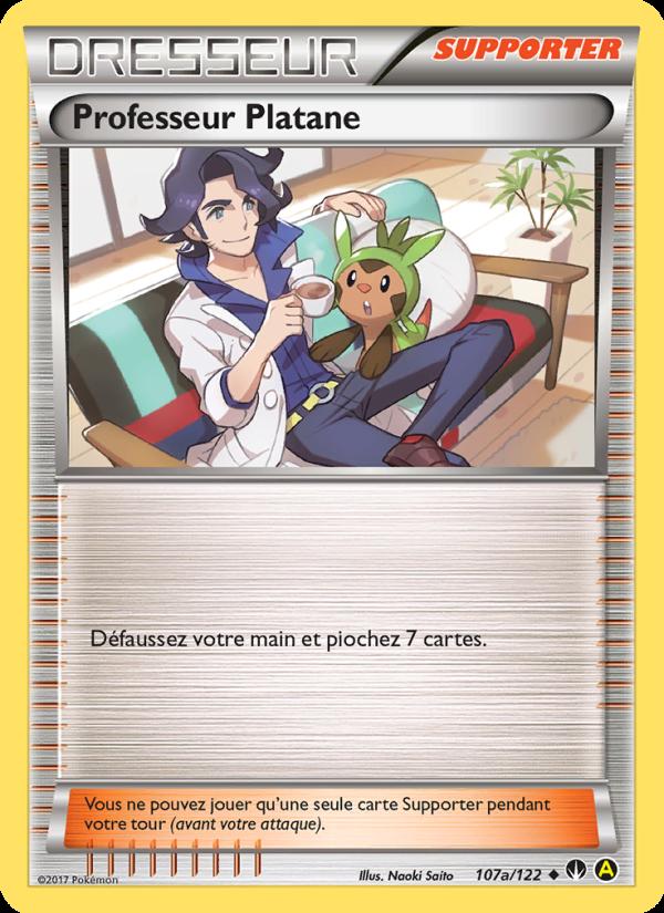 Professeur Platane card