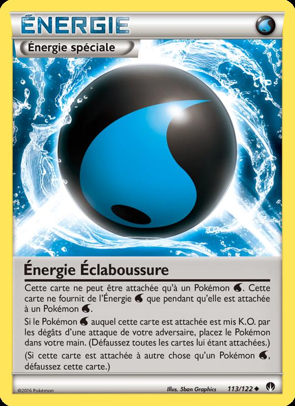 Énergie Éclaboussure card